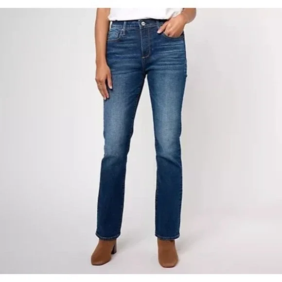 Driftwood Denim Kelly Bootcut Jeans Blue Medium Wash Cotton Blend Stretch 30 - Picture 1 of 10